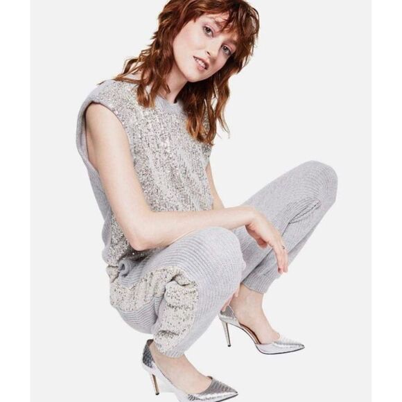 INC INTERNATIONAL CONCEPTS Sequined Jogger Pants Size XXL - Picture 1 of 7